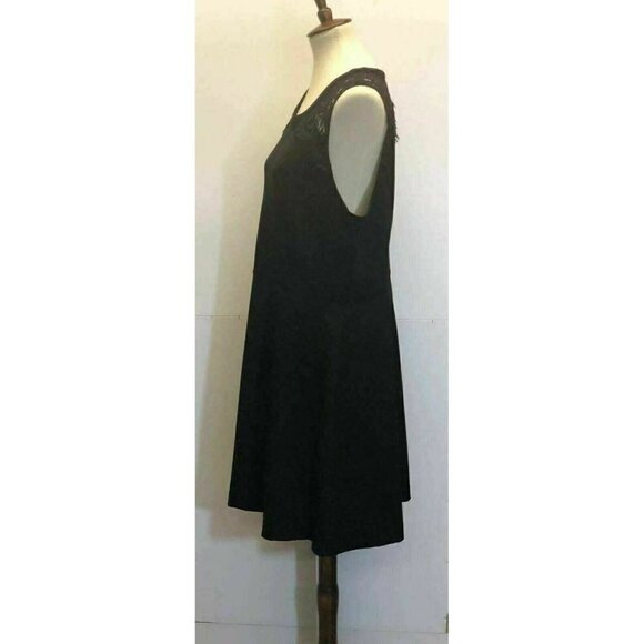 Maison Jules  Lace-Inset Fit Flare Dress XXL - Picture 3 of 7